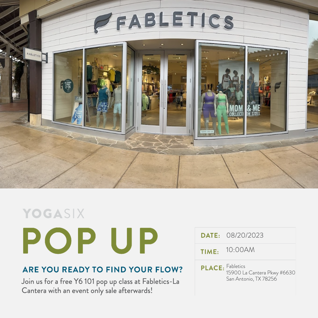 Y6 Stone Oak Pop Up Class @ Fabletics La Contera