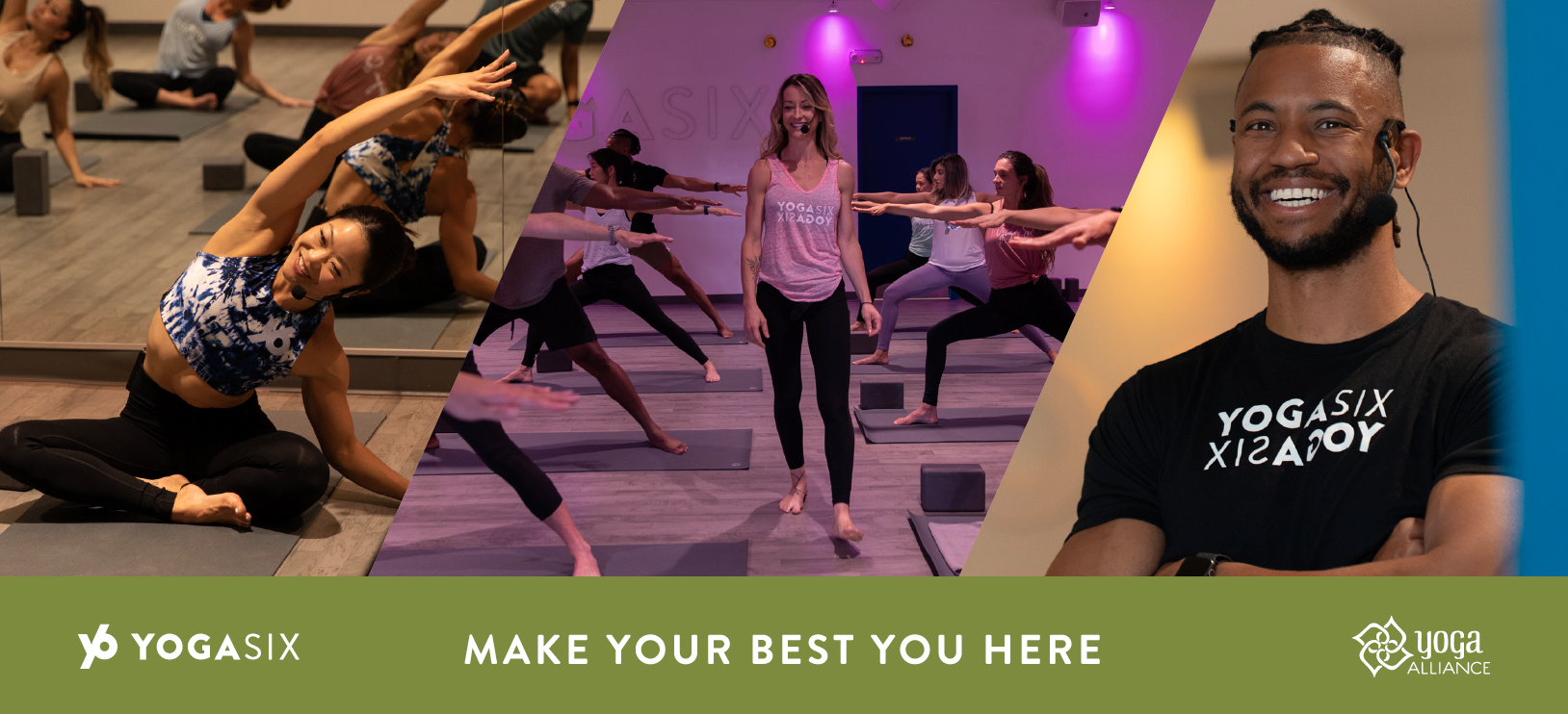 YogaSix Make Your Best You Here